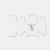 Border Collie Pawty Puppy Dog Verjaardag Dank u Bedankdoosjes (Uitgevouwen)