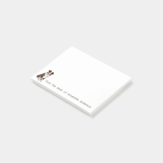 Border Collie Persoonlijke notities Post-it® Notes (Schuin)