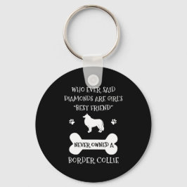 Border Collie Pet Dog Best Friend Sleutelhanger