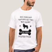 Border Collie Pet Dog Best Friend T-shirt (Voorkant)