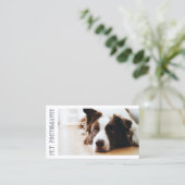 Border Collie Pet Photography Visitekaartje (Staand voorkant)