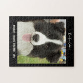 Border Collie Photo Hondenras Jigzaag Puzzle Legpuzzel (Horizontaal)
