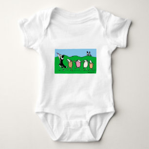 Border Collie Pied Piper Romper