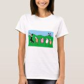 Border Collie Pied Piper T-shirt (Voorkant)