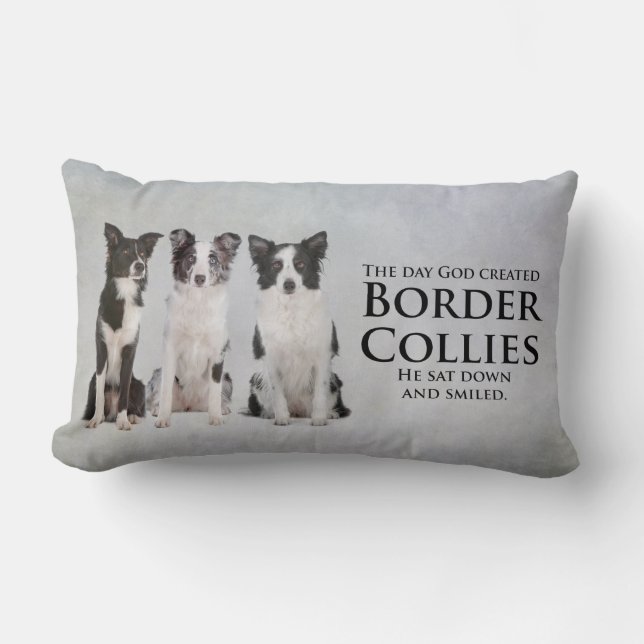 Border Collie Pillow Kussen (Voorkant)