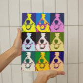 Border Collie Pop Art Poster