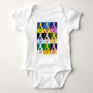 Border Collie Pop Art Romper