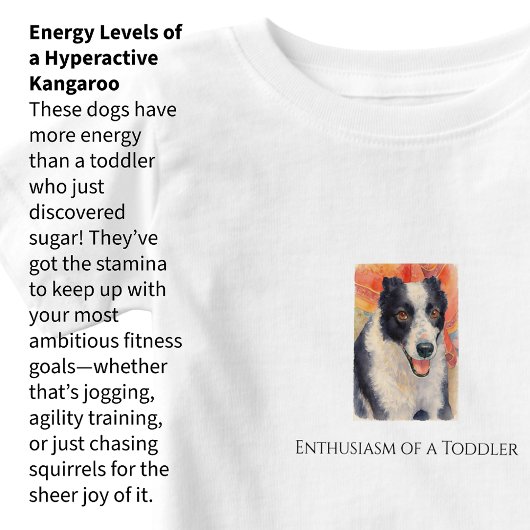 Border Collie Portrait Digital Painting