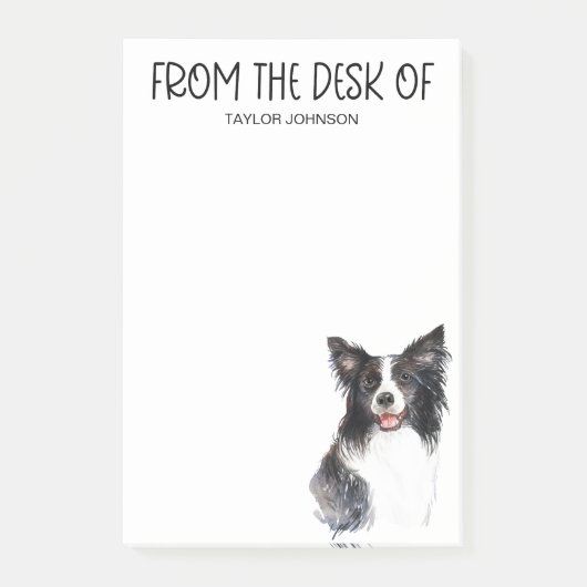 Border Collie Post-it® Notes (Voorkant)