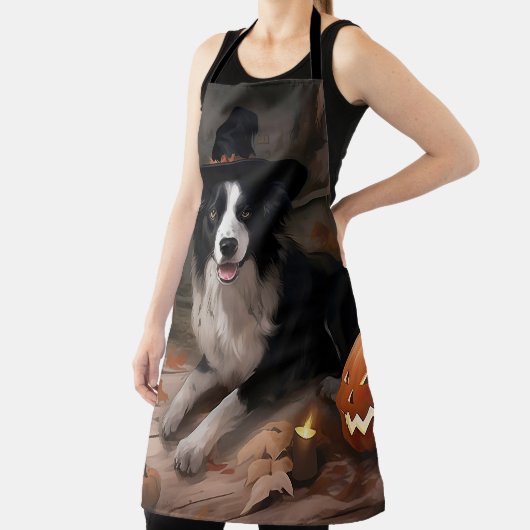 Border Collie Pumpkins Halloween Eng Schort (Insitu)