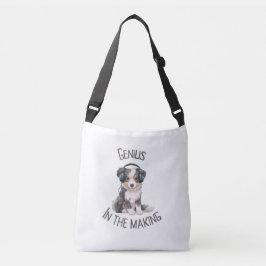 Border Collie Pup: Genie in de maak Crossbody Tas