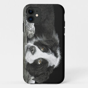 Border Collie Pup - "Vertel me meer over schapen" Case-Mate iPhone Case