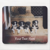Border Collie Puppies Dog Mousepad Muismat (Voorkant)