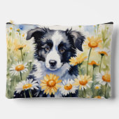 Border Collie Puppy Daisy Accessoire Zak Etui (Voorkant)