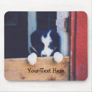 Border Collie Puppy Dog Mousepad Muismat