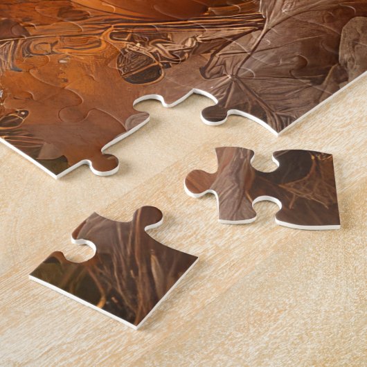 Border Collie Puppy Herfst Delight Pompoen Legpuzzel (Zijkant)