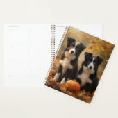 Border Collie Puppy Herfst Delight Pompoen Planner (Display)