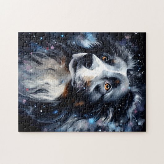 Border Collie Puzzel (Horizontaal)