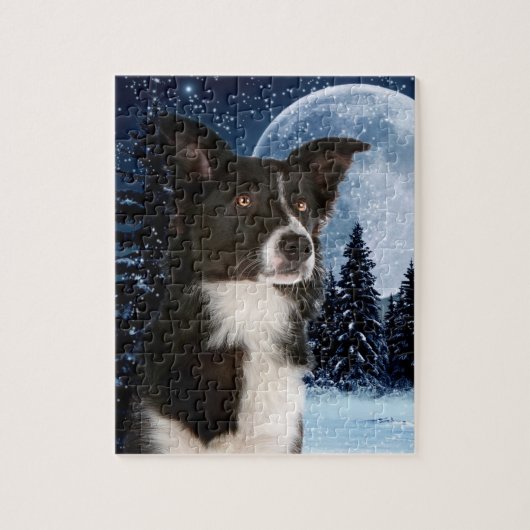 Border Collie Puzzle Legpuzzel (Verticaal)