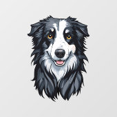 Border Collie Raamsticker (Vel)
