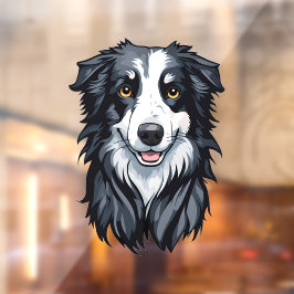 Border Collie Raamsticker