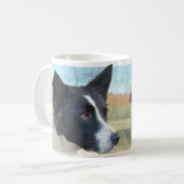 Border Collie Ranch Dog Koffiemok (Voorkant links)