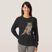 Border Collie Red T-shirt (Voorkant volledig)