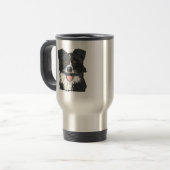 Border Collie Reisbeker (Voorkant links)