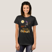 Border Collie Ride Witch Shotgun Border Collie Dog T-shirt (Voorkant volledig)