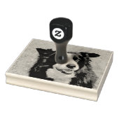 Border Collie Rubberstempel (Stempel)
