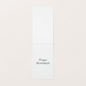 Border collie Santa hat kerstcadeaus DIY groet Kaart (Binnenkant ongevouwen)