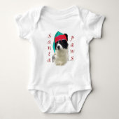 Border Collie Santa Paws Romper (Voorkant)