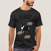 Border Collie Scent Work Alert T-shirt (Voorkant)