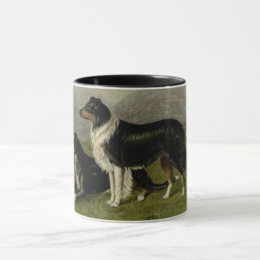  Border Collie schapenhond Mok (Midden)