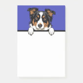 Border Collie Schattigee Herding Puppy Hondenliefh Post-it® Notes (Voorkant)
