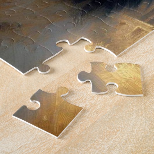  Border Collie schilderij Legpuzzel (Zijkant)