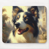  Border Collie schilderij Muismat (Voorkant)