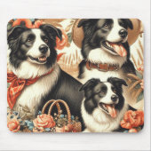  Border Collie schilderij Muismat (Voorkant)