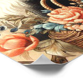 Border Collie schilderij Poster (Hoek)