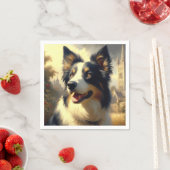  Border Collie schilderij Servet (Insitu)