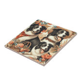  Border Collie schilderij Tegeltje (Zijkant)