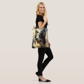  Border Collie schilderij Tote Bag (Op model)