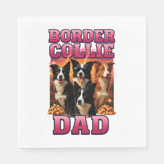 Border Collie    Servet (Voorkant)