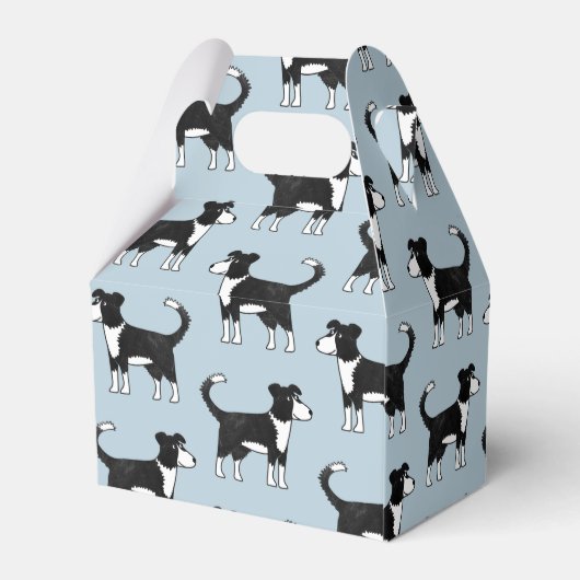Border Collie Sheep Dog Bedankdoosjes (Achterkant)
