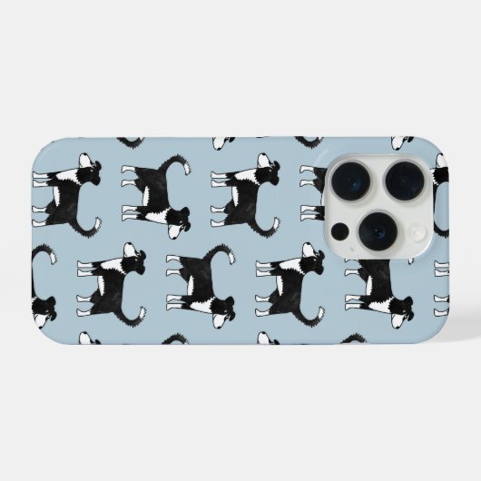 Border Collie Sheepdog iPhone Hoesje (Achterkant horizontaal)