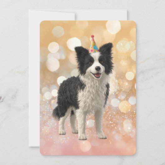 Border Collie Sheepdog Kaart (Voorkant)