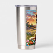 Border Collie Shepherd Dog Geïsoleerde Drinkbeker (Rechts)