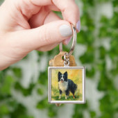 Border Collie Sleutelhanger (Hand)