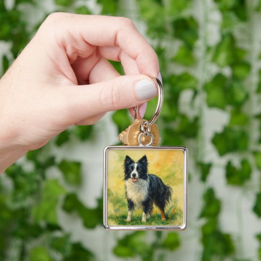 Border Collie Sleutelhanger (Hand)