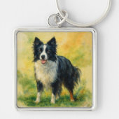 Border Collie Sleutelhanger (Voorkant)